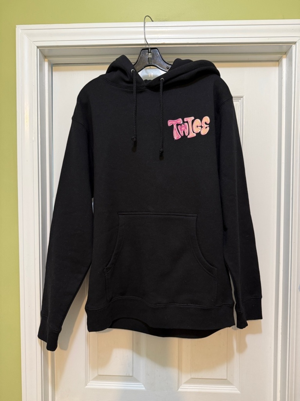 TWICE Ready To Be Tour 2023 Hoodie Black Jelly Logo JYP Pullover Small